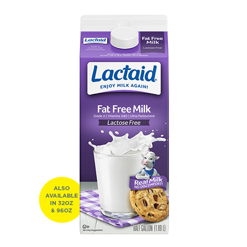LACTAID® Fat-Free Lactose-Free Milk