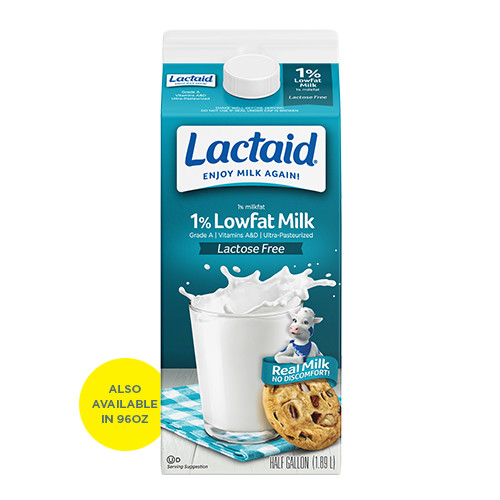 LACTAID® Lowfat 1% Lactose-Free Milk