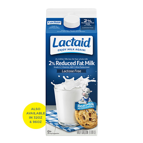 LACTAID® Reduced Fat 2% Lactose-Free Milk