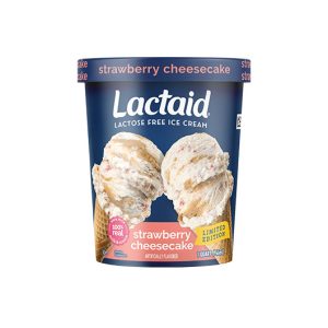 LACTAID® Lactose-Free Strawberry Cheesecake Ice Cream