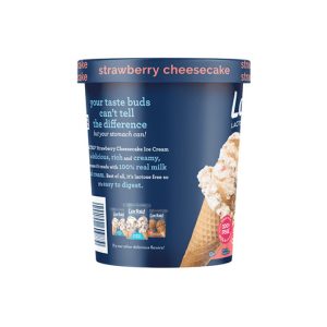 LACTAID® Lactose-Free Strawberry Cheesecake Ice Cream