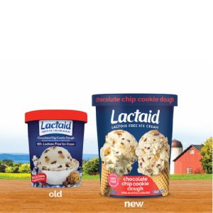 LACTAID® Lactose-Free Chocolate Chip Cookie Dough Ice Cream